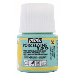 Farba do porcelany/szkła/ceramiki Pebeo Porcelaine150, 53 Water Green